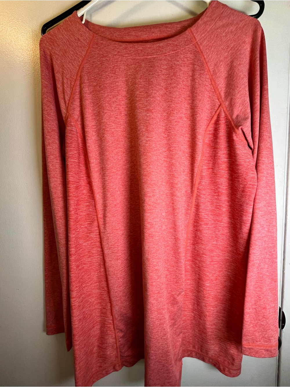 J. Jill Coral Heather Long-Sleeve Top